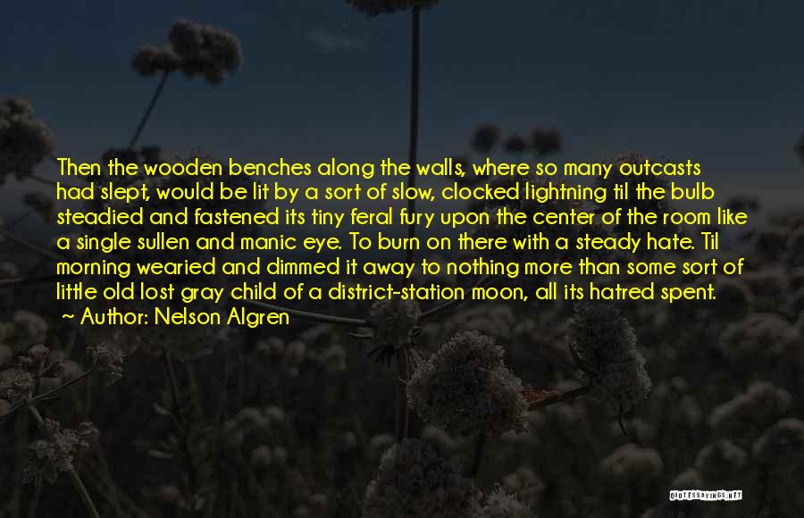 Moon Eye Quotes By Nelson Algren