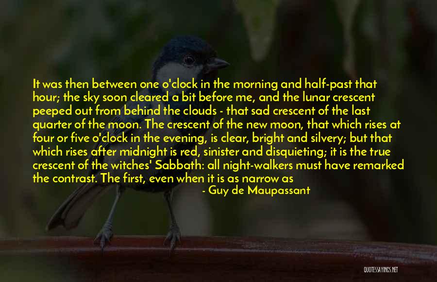 Moon In Morning Quotes By Guy De Maupassant Moon In Morning Quotes By Guy De Maupassant