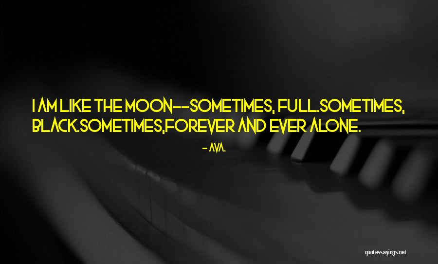 Moon N Love Quotes By AVA.