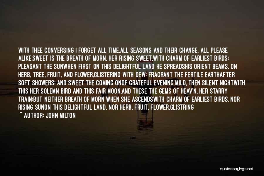 Moon N Love Quotes By John Milton Moon N Love Quotes By John Milton