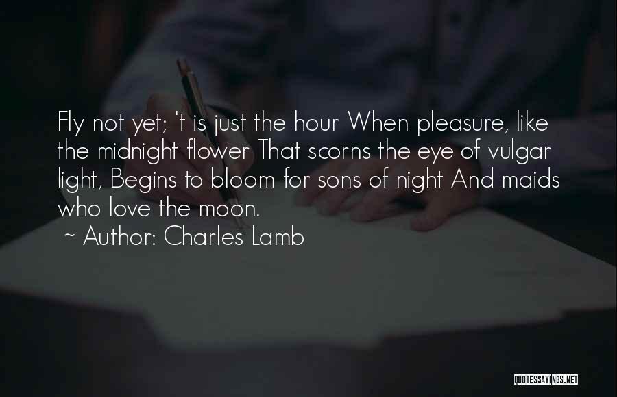Moon Night Love Quotes By Charles Lamb