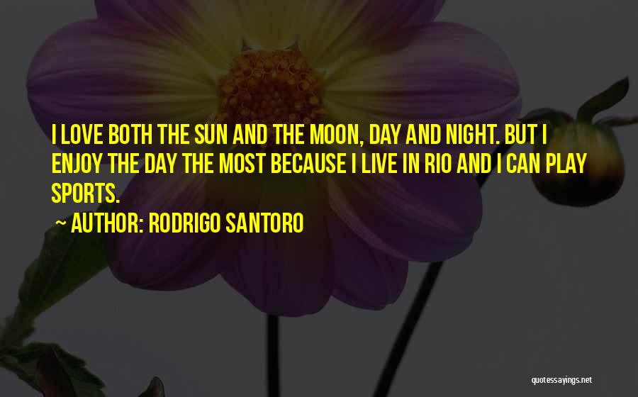 Moon Night Love Quotes By Rodrigo Santoro
