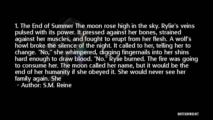 Moon Night Love Quotes By S.M. Reine