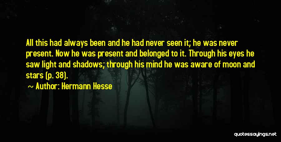 Moon Shadows Quotes By Hermann Hesse