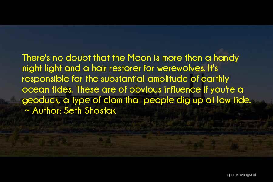 Moon Tide Quotes By Seth Shostak