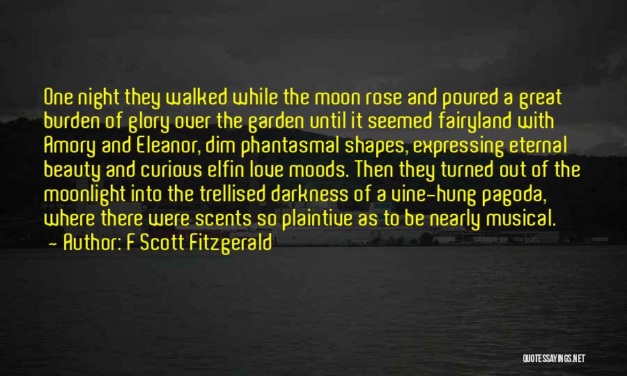 Moon's Beauty Quotes By F Scott Fitzgerald