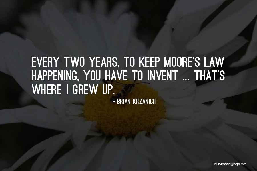 Moore's Law Quotes By Brian Krzanich