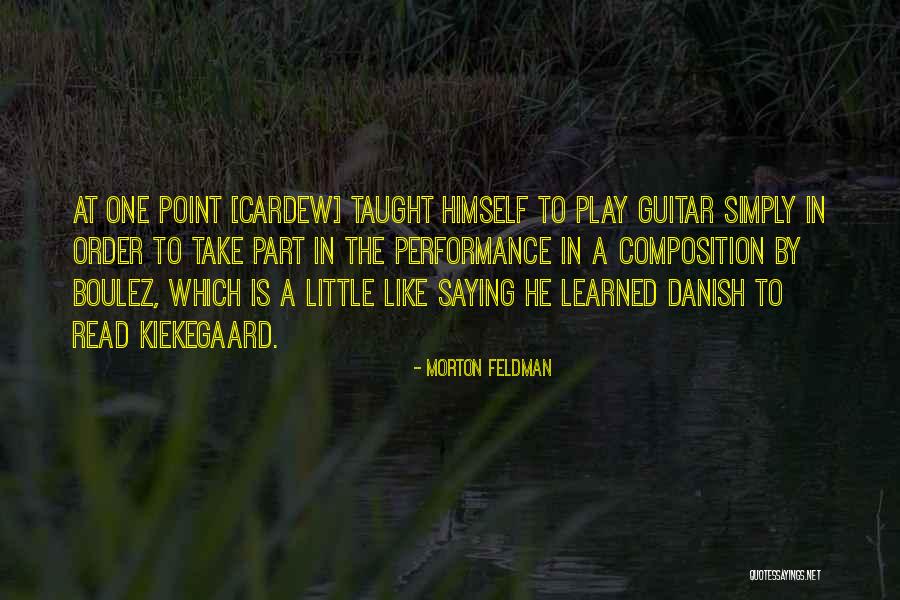 Moppets 1974 Quotes By Morton Feldman Moppets 1974 Quotes By Morton Feldman