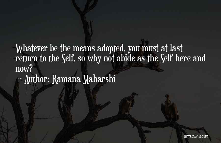 Moradzadeh Dr Quotes By Ramana Maharshi