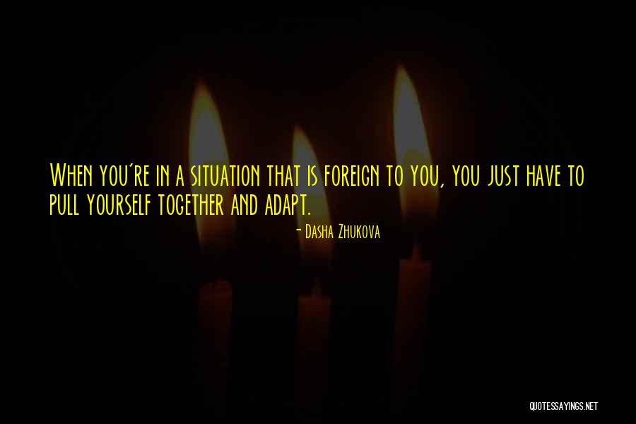 Morain Quotes By Dasha Zhukova Morain Quotes By Dasha Zhukova