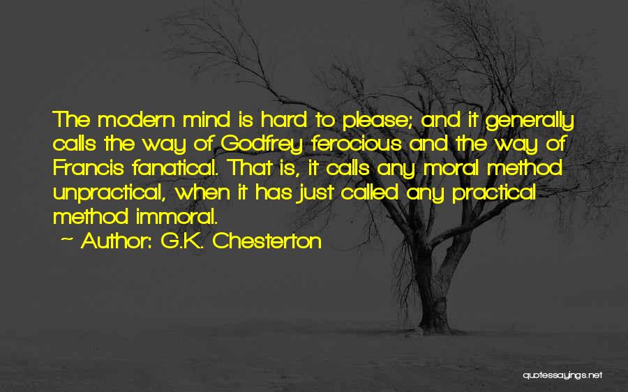 Moral And Immoral Quotes By G.K. Chesterton