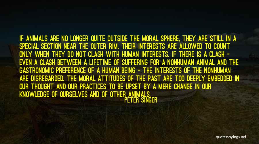 Moral Attitude Quotes By Peter Singer Moral Attitude Quotes By Peter Singer