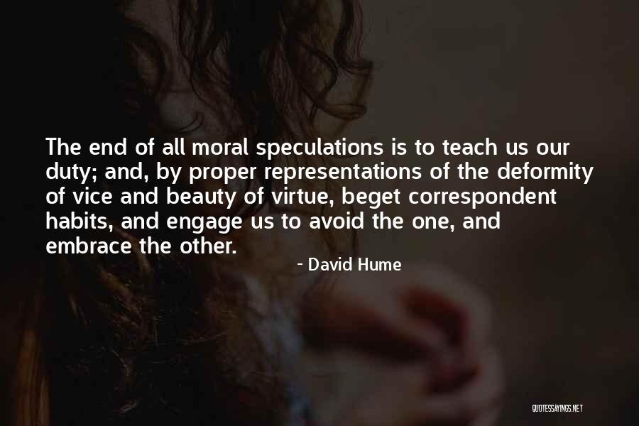 Moral Beauty Quotes By David Hume Moral Beauty Quotes By David Hume