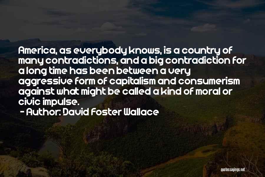 Moral Contradiction Quotes By David Foster Wallace