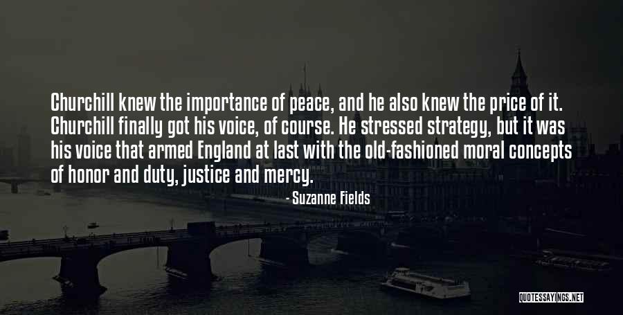 Moral Duty Quotes By Suzanne Fields