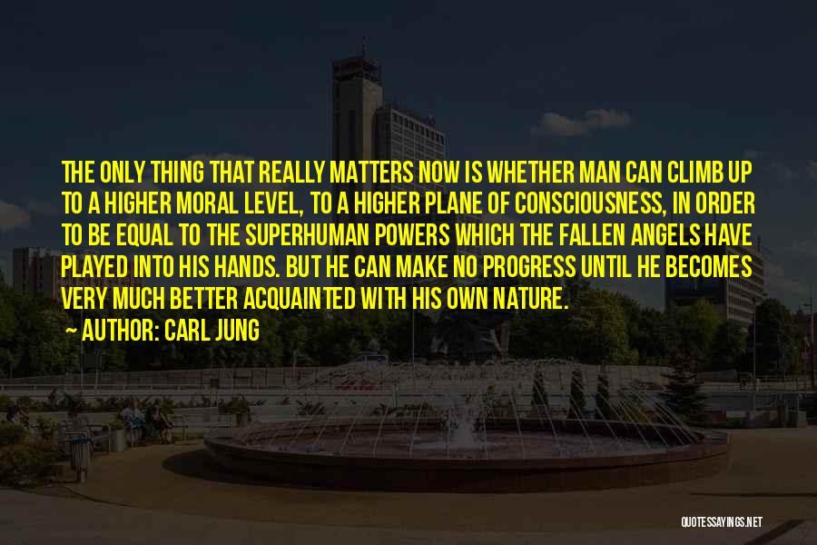 Moral Progress Quotes By Carl Jung
