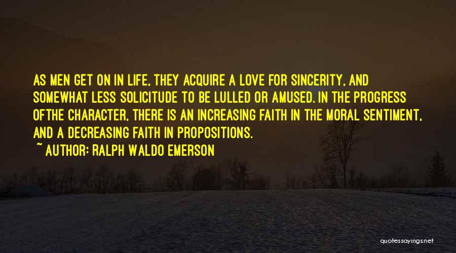 Moral Progress Quotes By Ralph Waldo Emerson
