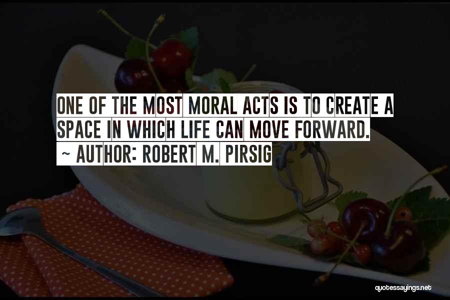 Moral Progress Quotes By Robert M. Pirsig
