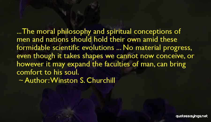 Moral Progress Quotes By Winston S. Churchill