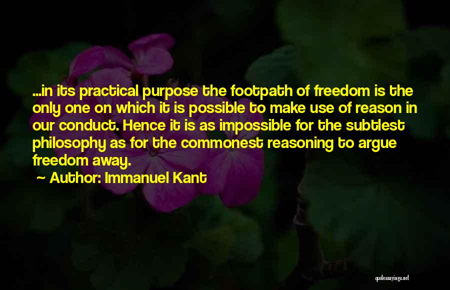Moral Reasoning Quotes By Immanuel Kant