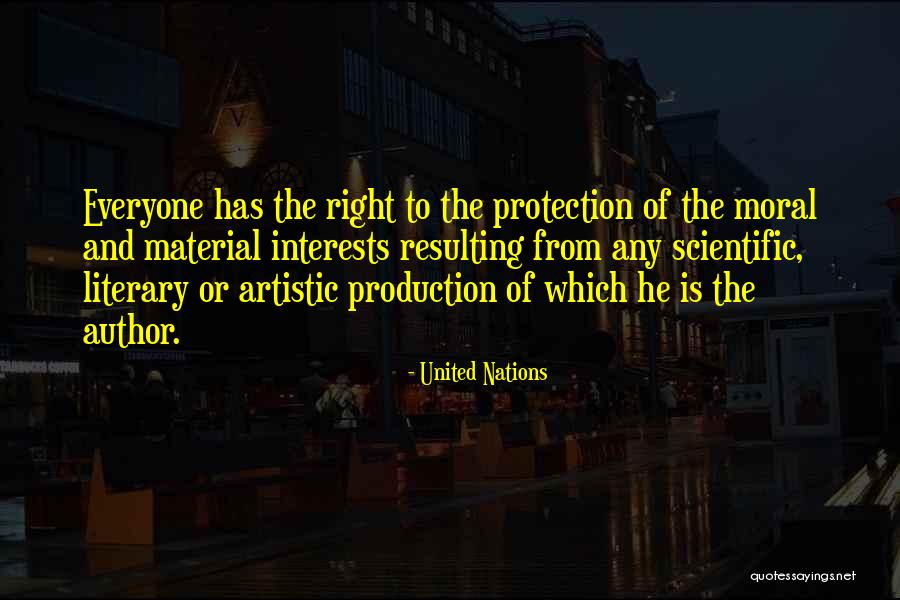 Moral Right Quotes By United Nations Moral Right Quotes By United Nations