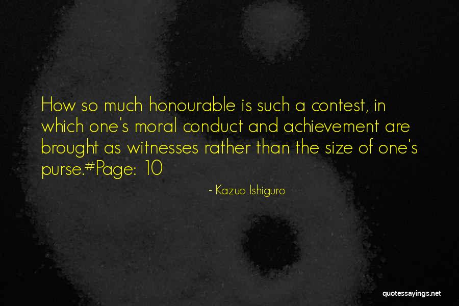 Moral Size Quotes By Kazuo Ishiguro Moral Size Quotes By Kazuo Ishiguro