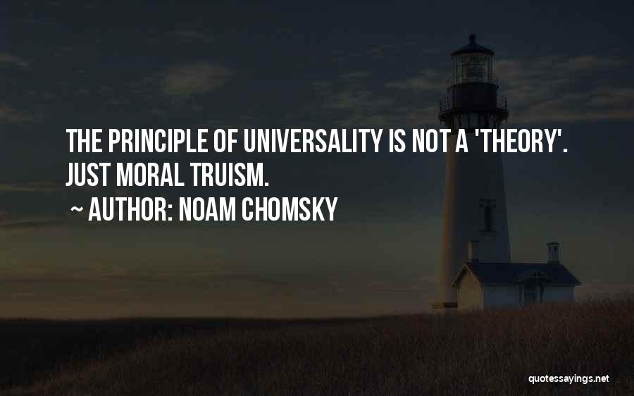 Moral Theory Quotes By Noam Chomsky