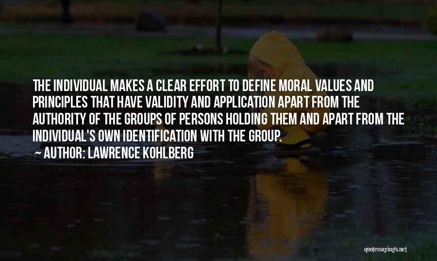 Moral Values Quotes By Lawrence Kohlberg