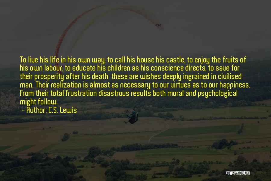 Moral Virtues Quotes By C.S. Lewis