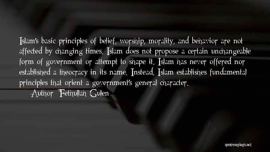 Morality And Character Quotes By Fethullah Gulen