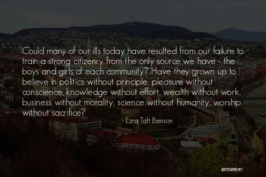 Morality And Humanity Quotes By Ezra Taft Benson Morality And Humanity Quotes By Ezra Taft Benson