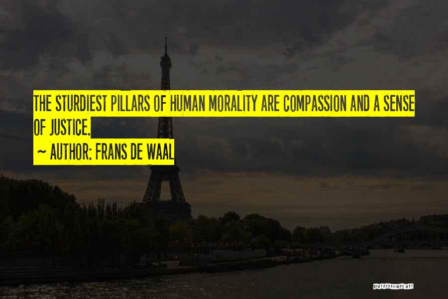 Morality And Justice Quotes By Frans De Waal
