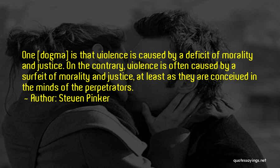 Morality And Justice Quotes By Steven Pinker