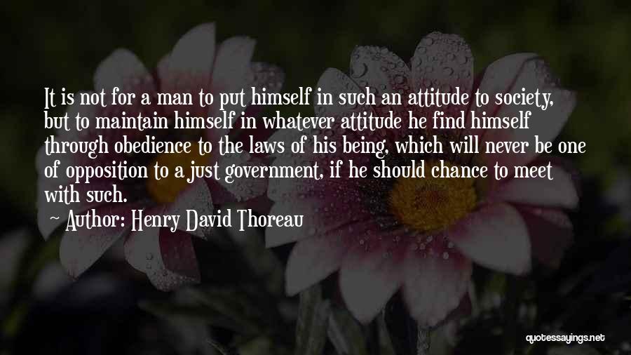 Morality And Obedience Quotes By Henry David Thoreau