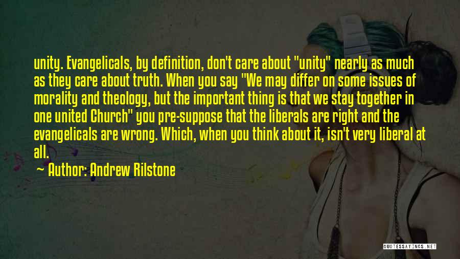 Morality And Religion Quotes By Andrew Rilstone