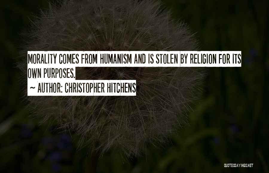 Morality And Religion Quotes By Christopher Hitchens