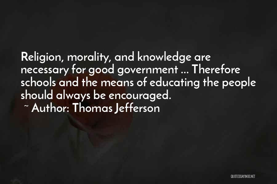 Morality And Religion Quotes By Thomas Jefferson