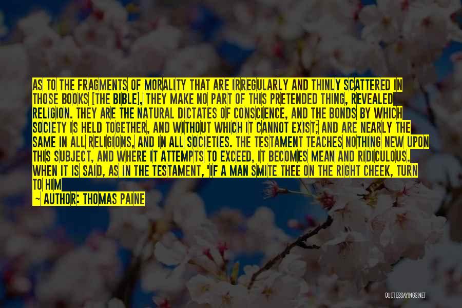 Morality And Religion Quotes By Thomas Paine