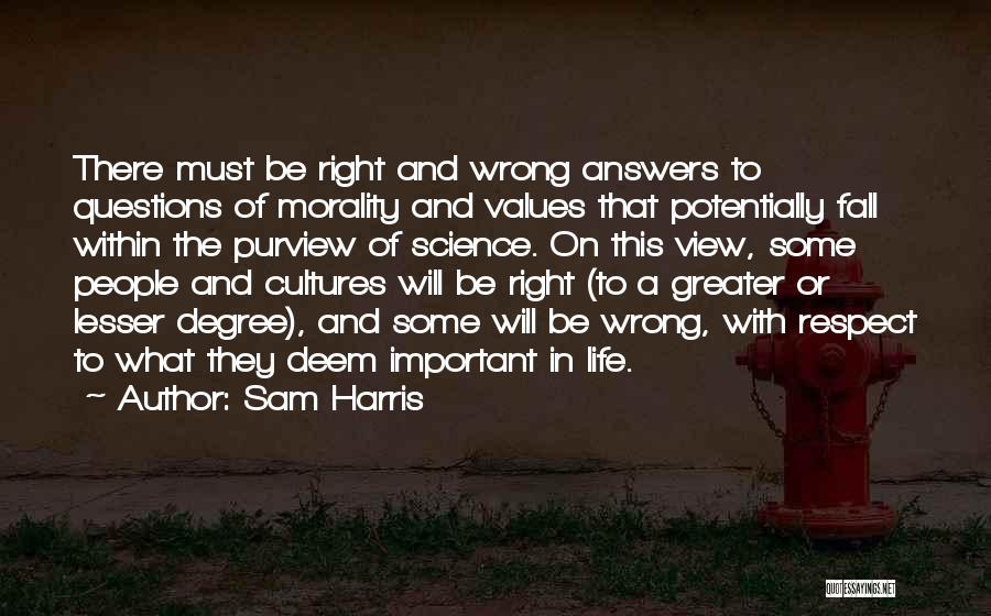 Morality And Science Quotes By Sam Harris