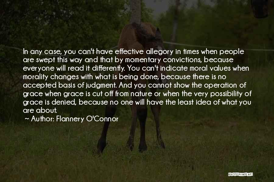 Morality And Values Quotes By Flannery O'Connor