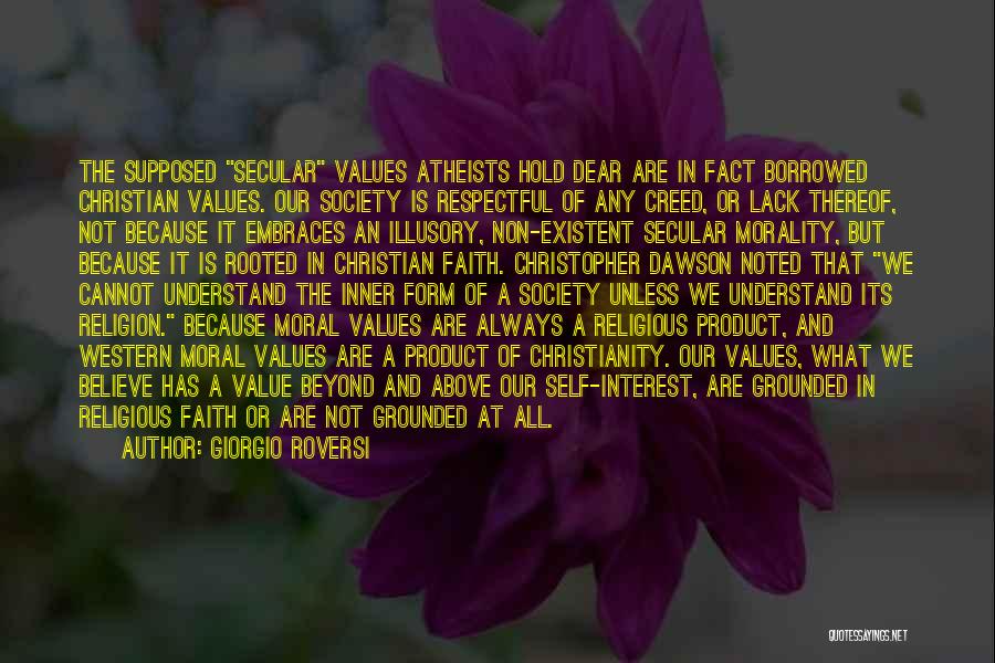 Morality And Values Quotes By Giorgio Roversi