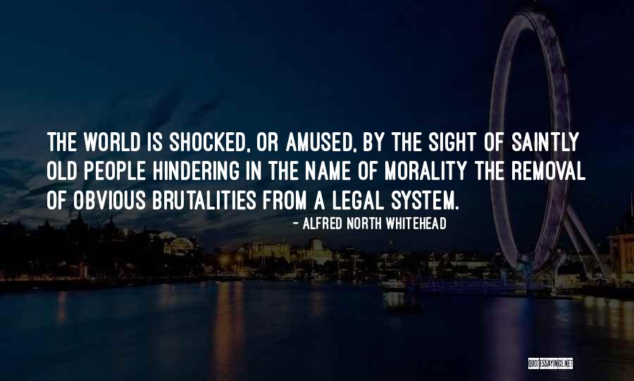 Morality As A System Quotes By Alfred North Whitehead