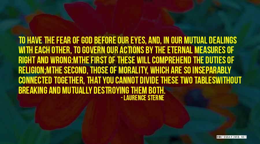 Morality Bible Quotes By Laurence Sterne Morality Bible Quotes By Laurence Sterne