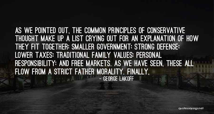 Morality With Explanation Quotes By George Lakoff