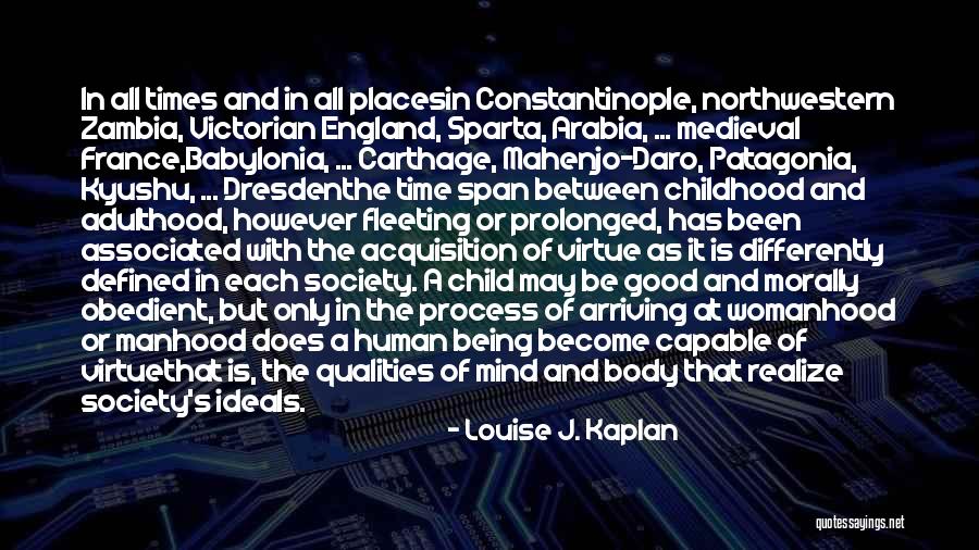 Morally Good Quotes By Louise J. Kaplan