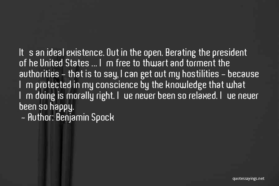 Morally Right Quotes By Benjamin Spock