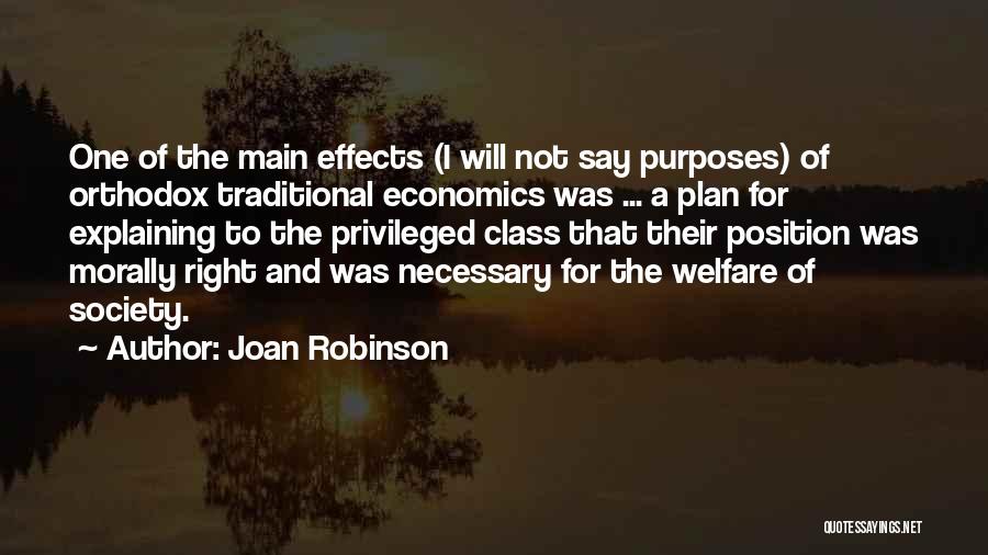 Morally Right Quotes By Joan Robinson