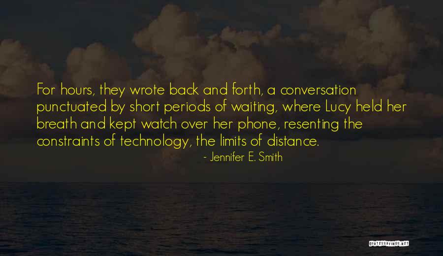 Moralness Quotes By Jennifer E. Smith Moralness Quotes By Jennifer E. Smith