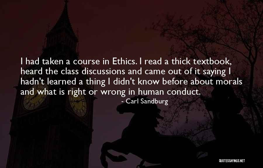Morals And Ethics Quotes By Carl Sandburg Morals And Ethics Quotes By Carl Sandburg