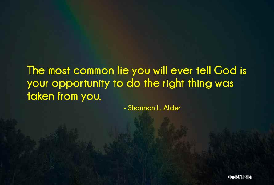 Morals And Integrity Quotes By Shannon L. Alder